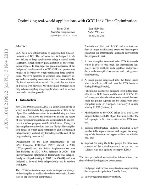 Image result for GCC Optimization Techniques