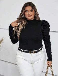 Subu Casual Solid Women Black Top - Buy Subu Casual Solid Women Black ...