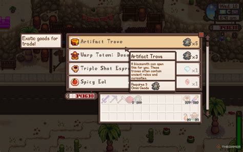 Desert Trader Stardew