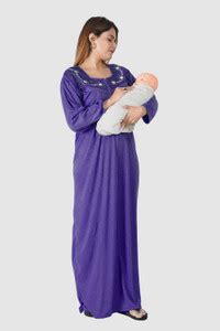 ANGLINA Women Maternity/Nursing Nighty - Buy ANGLINA Women Maternity ...