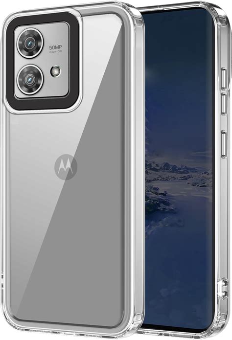 amazon basics Back Case Cover for Motorola Moto G84 5G (TPU + PC ...