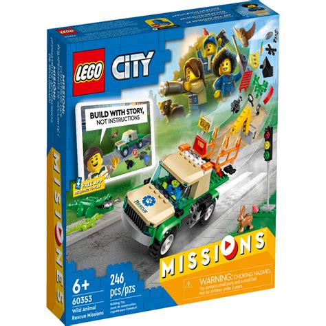 LEGO 60353 City Wild Animal Rescue Missions -246 Pieces — Toycra