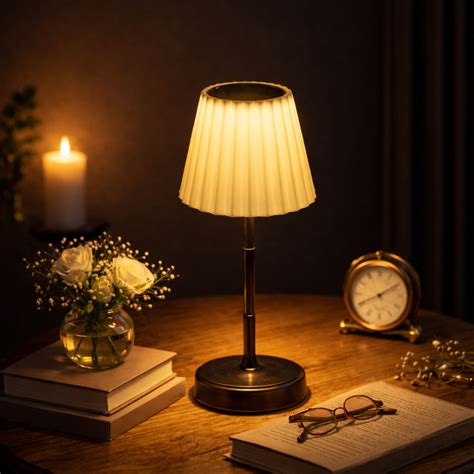 Lexton Squeeze Cordless & USB Rechargeable LED Table Lamp (White ...
