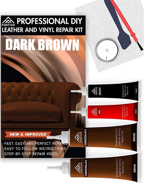 Leather Repair Kits for Couches Dark Brown, Leather India | Ubuy
