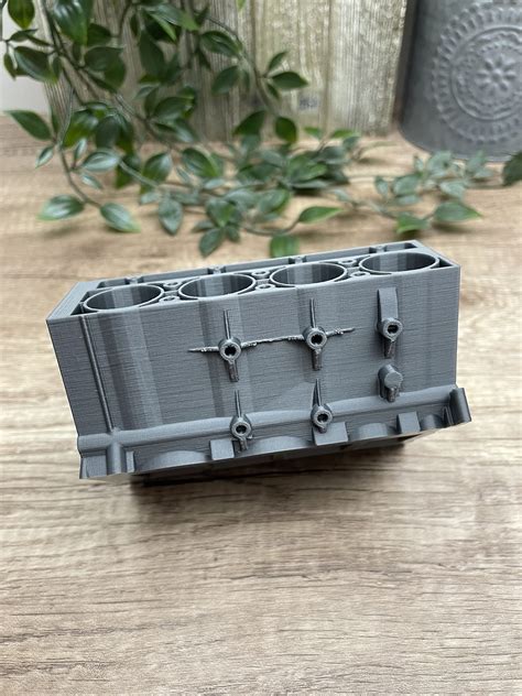 Sands3d V8 Engine Block Business Card Holder Organizer Car Stuff ...