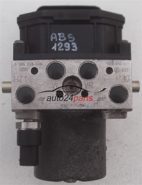 ABS PUMP AUDI A4 A6 BOSCH 0 265 225 048, 0265225048, 8E0 614 517 ...