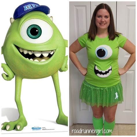 Road Runner Girl: runDisney Costumes Revealed! Mike Wazowski costume ...