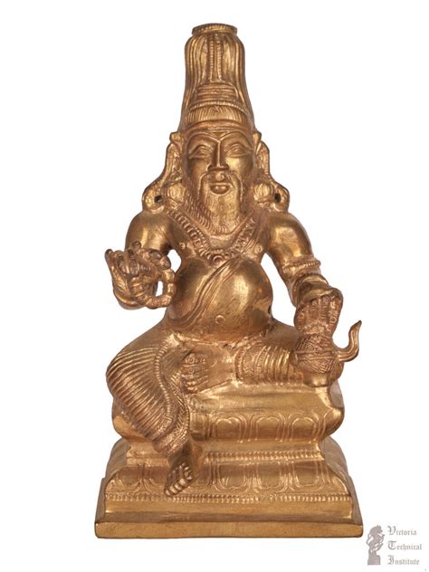 6" Bronze Agathiyar Statue – VTI HERITAGE