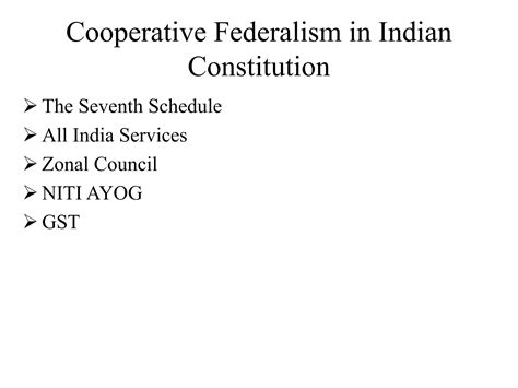 Cooperative federalism | PPTX