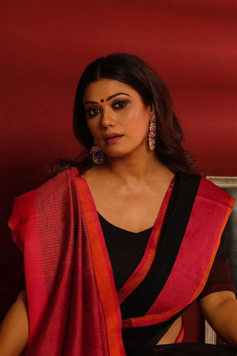 Black-Orange Pure Linen Handloom Saree – Six Yard Story