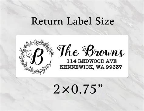 Return Labels Personalized 的图像结果