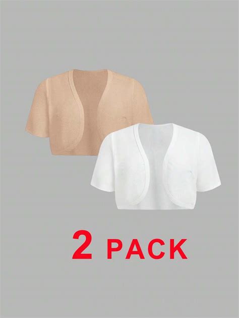 SHEIN EZwear 2pcs Plus Size Women Summer Short Sleeve Multi-Color ...