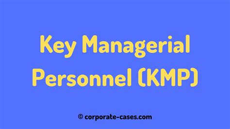 Key Managerial Personnel (KMP) under Companies Act 2013