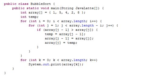 Image result for Bubble Sort Algorithm in Java