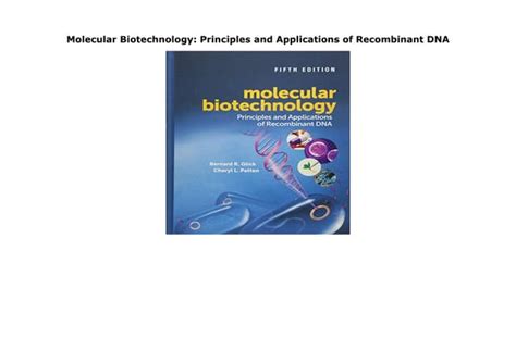 Molecular Biotechnology 的图像结果