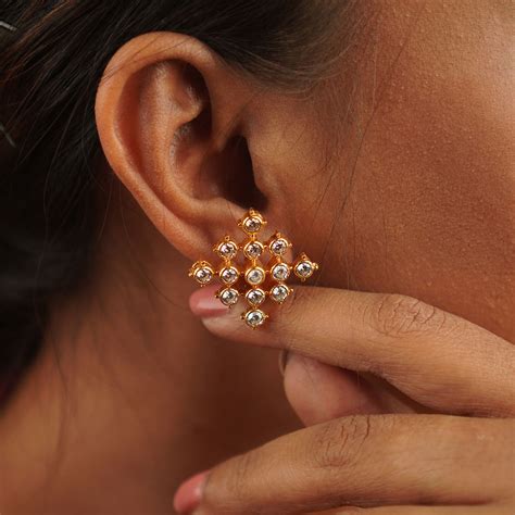 Gaia Earrings – Sterling Silver CZ Earrings for Women