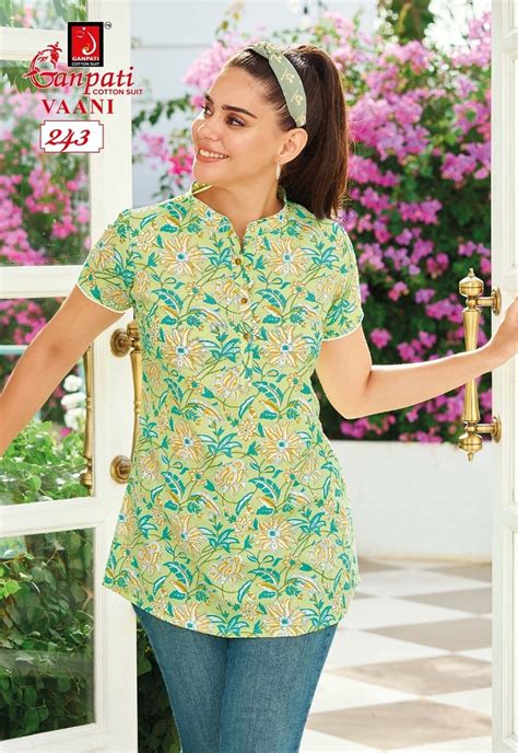 Ganpati Vaani Vol 2 Cotton Ladies Short Top Collection