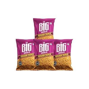 THE BIG SNACKS CO Punjabi Tadka 150g | Crunchy & Masaledar Namkeen ...