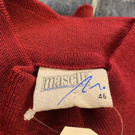 【極美品⭕️】90's maselli オーストリア製 モックネックニット‼️ バーガンディー | zuccaro