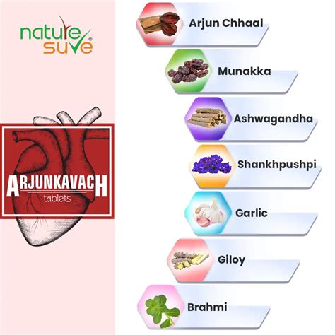 Nature Sure Arjun Kavach 90N for Healthy Heart in Men and Women