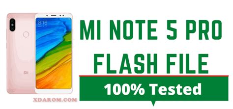 Redmi Note 5 Pro Flash File 的图像结果