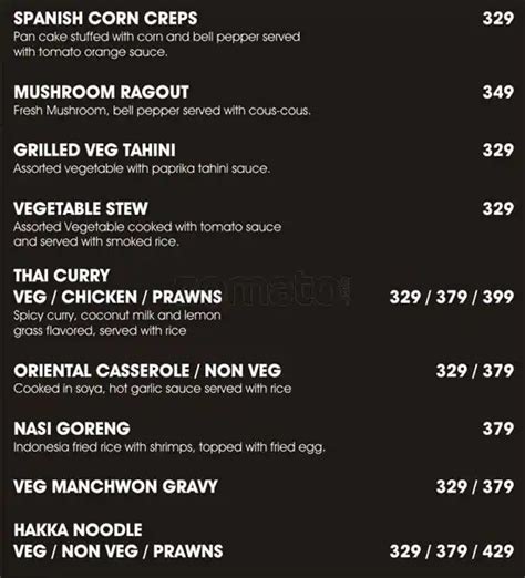 Menu at Haze The Lounge n Grill, Delhi, Westgate Mall
