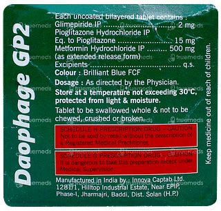 Daophage Gp2 Tablet: Uses, Side Effects, Price & Substitutes