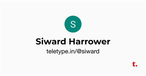 Siward Harrower — Teletype