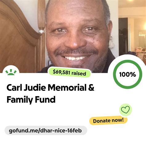 Fundraiser for Sharon Judie by Dhar Mann : Carl Judie Memorial & Family ...