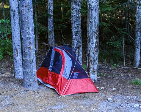 The southern flank of Mount St. Helens offers primitive camping ...