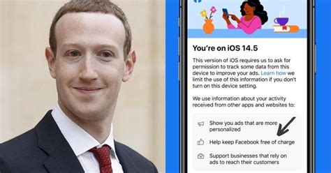 Facebook Wants iOS 14.5 Users To Enable Tracking To Keep App ‘Free Of ...