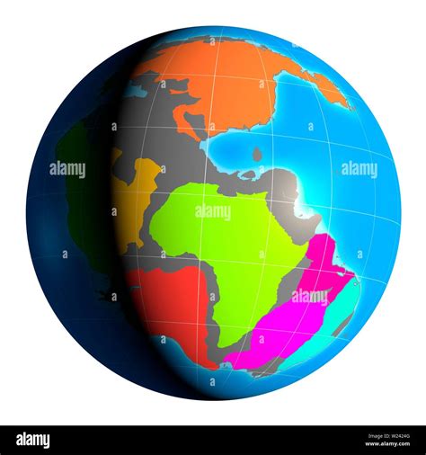 Pangea Map With Continents Labeled