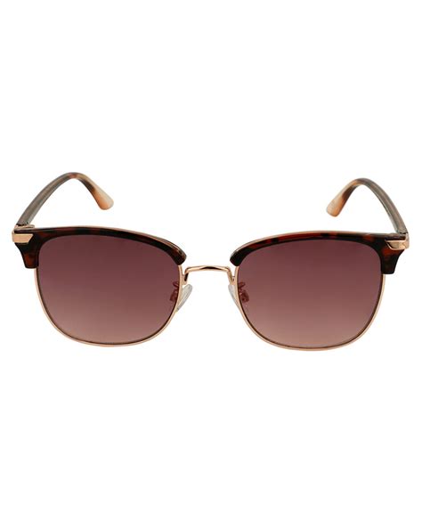 Premium Rose Gold & Brown Toned Uv Protected Lens Square Sunglass For ...
