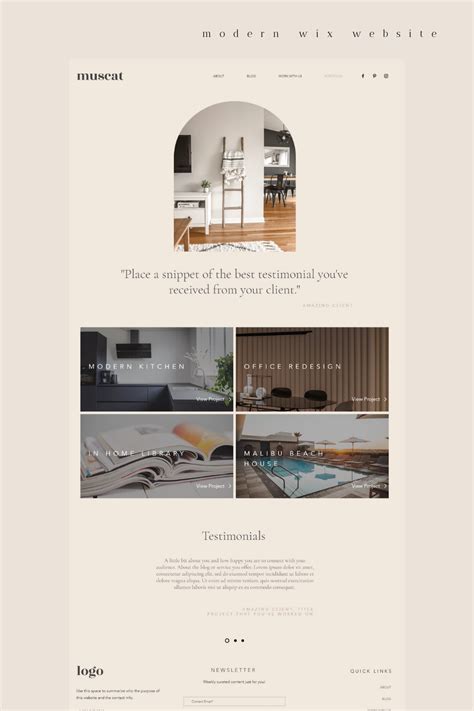 Image result for Wix Blog Design