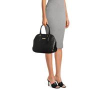 Buy London Fog Women's Adult Caroline Croco Satchel Handbag Black ...