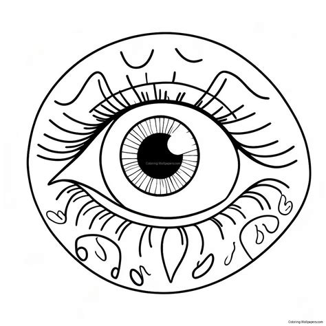 Eyeball Coloring Page (29784-23531)