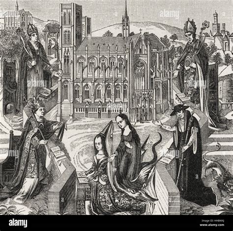 Margaret of York, third wife of Charles the Bold, Duke of Burgundy ...