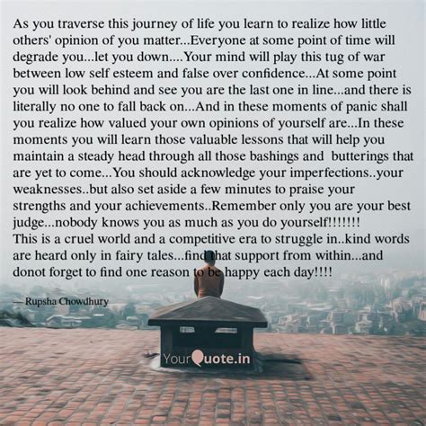 As you traverse this jour... | Quotes & Writings by Rupsha Chowdhury ...