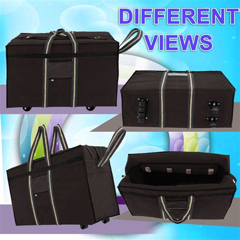 NISUN Large Strong Travel Luggage Duffel Storage Bag with Wheels (73 x ...