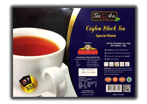 Tea4U Original Blend Black Ceylon Tea Bags- Buy Online in India at ...