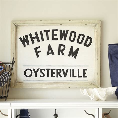 Oysterville Sign | Ballard Designs