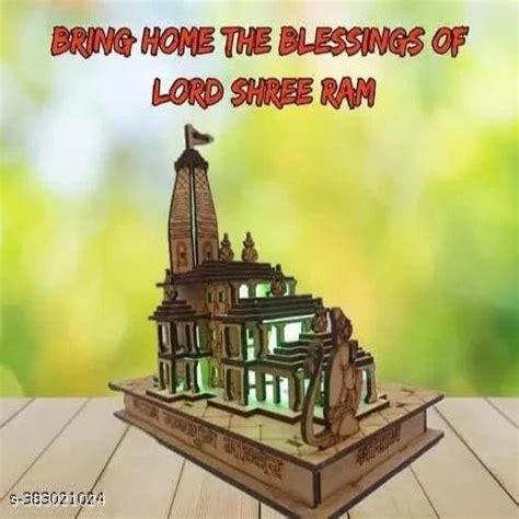 Haridwar Divine Shree Ram Mandir Ayodhya Model – Springkart