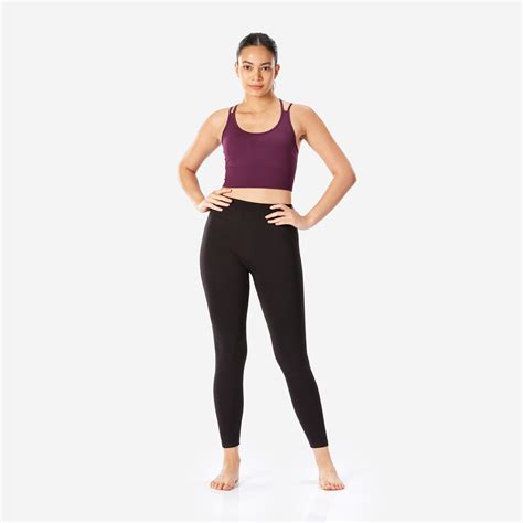 Women's Light Support Multi-Strap Cropped Sports Bra - Grape Purple