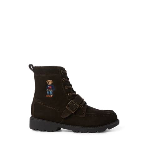 Ranger Polo Bear Suede Boot for Children | Ralph Lauren® IN