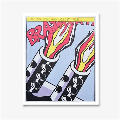 Roy Lichtenstein As I opened Fire Lithograph For Sale ARTEDIO