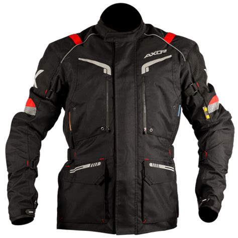Axor Valour Riding Jacket (Black Red)– Moto Central