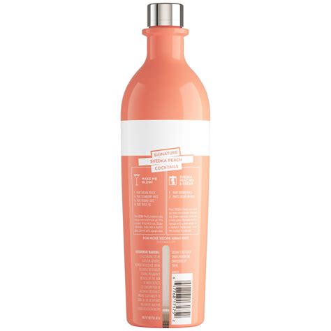 Buy SVEDKA Peach Flavored Vodka, 750 mL Bottle, 35% ABV Online at ...