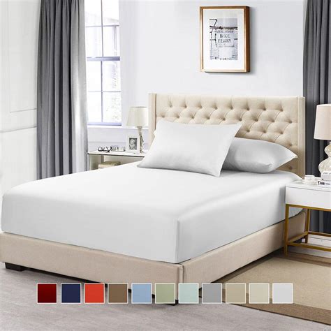 Top Split king Fitted Sheet 100% Cotton 1000 Thread Count