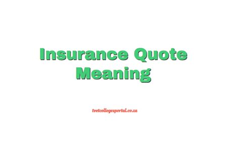 Insurance Quote Definition 的图像结果