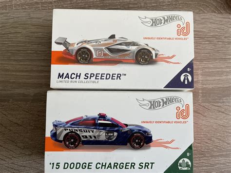 Hot Wheels ID LIMITED RUN COLLECTIBLE MACH SPEEDER & Dodge Charger SRT Lot of 2 | eBay
